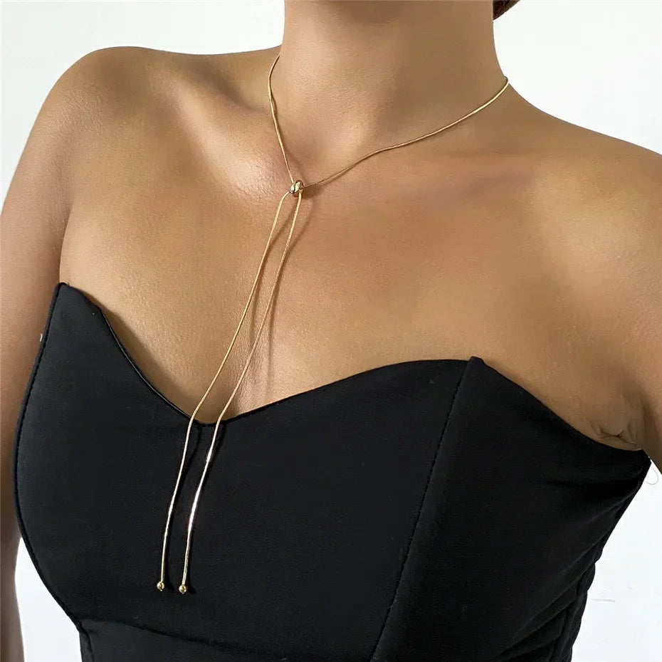 Collar Lariat Delicado